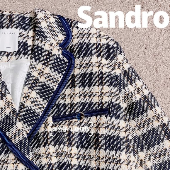 BRAND NEW SANDRO SET, JACKET AND SKIRT, SIZE M, price is for whole set - Picture 3 of 13